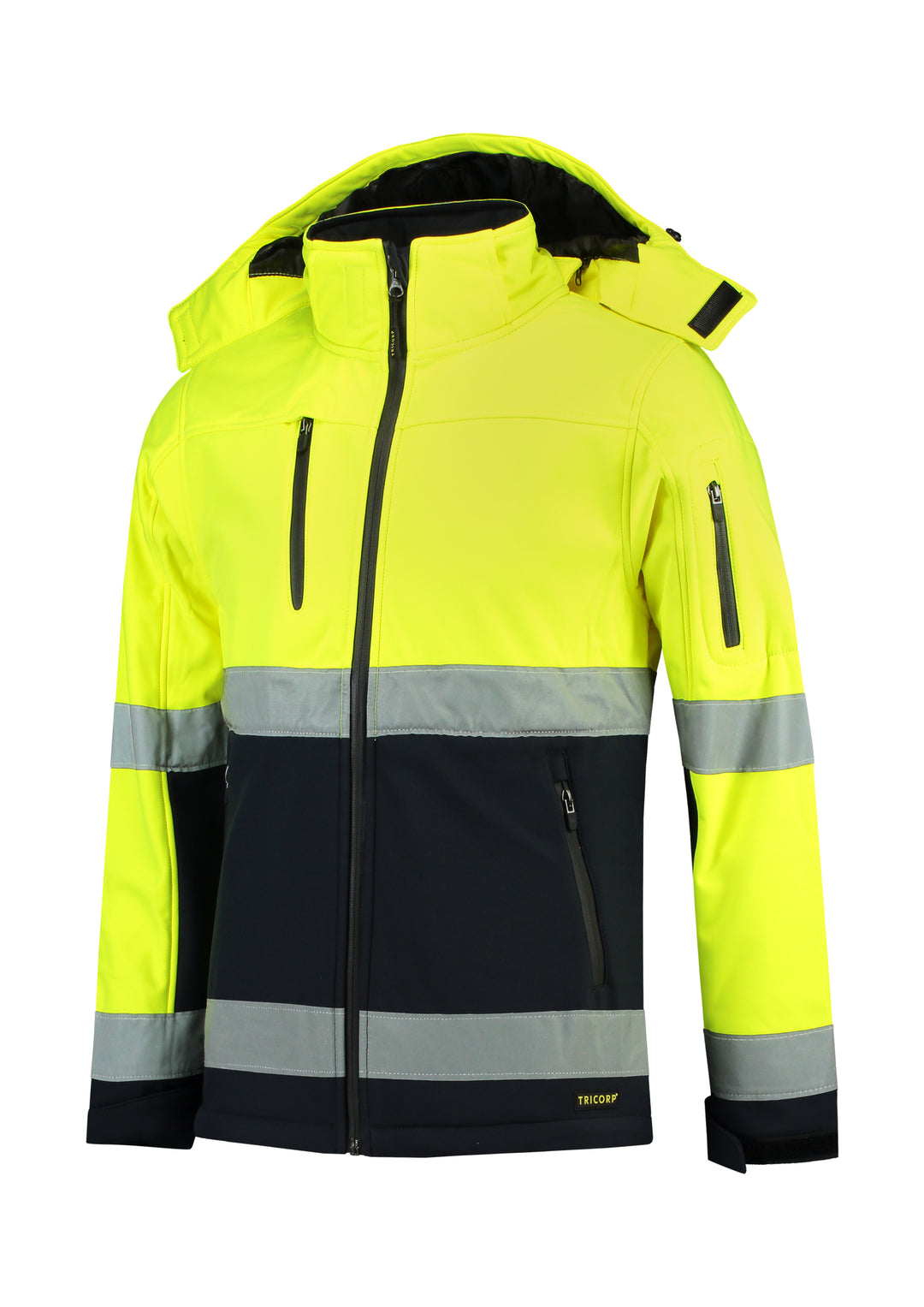 Unisex softshell jacket BI-COLOR EN ISO 20471 SOFTSHELL T52